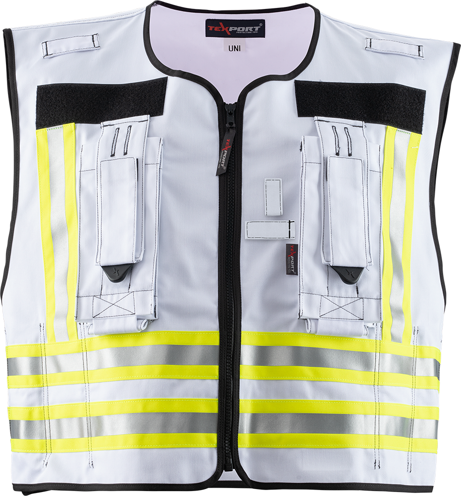 Chaleco de mando blanco