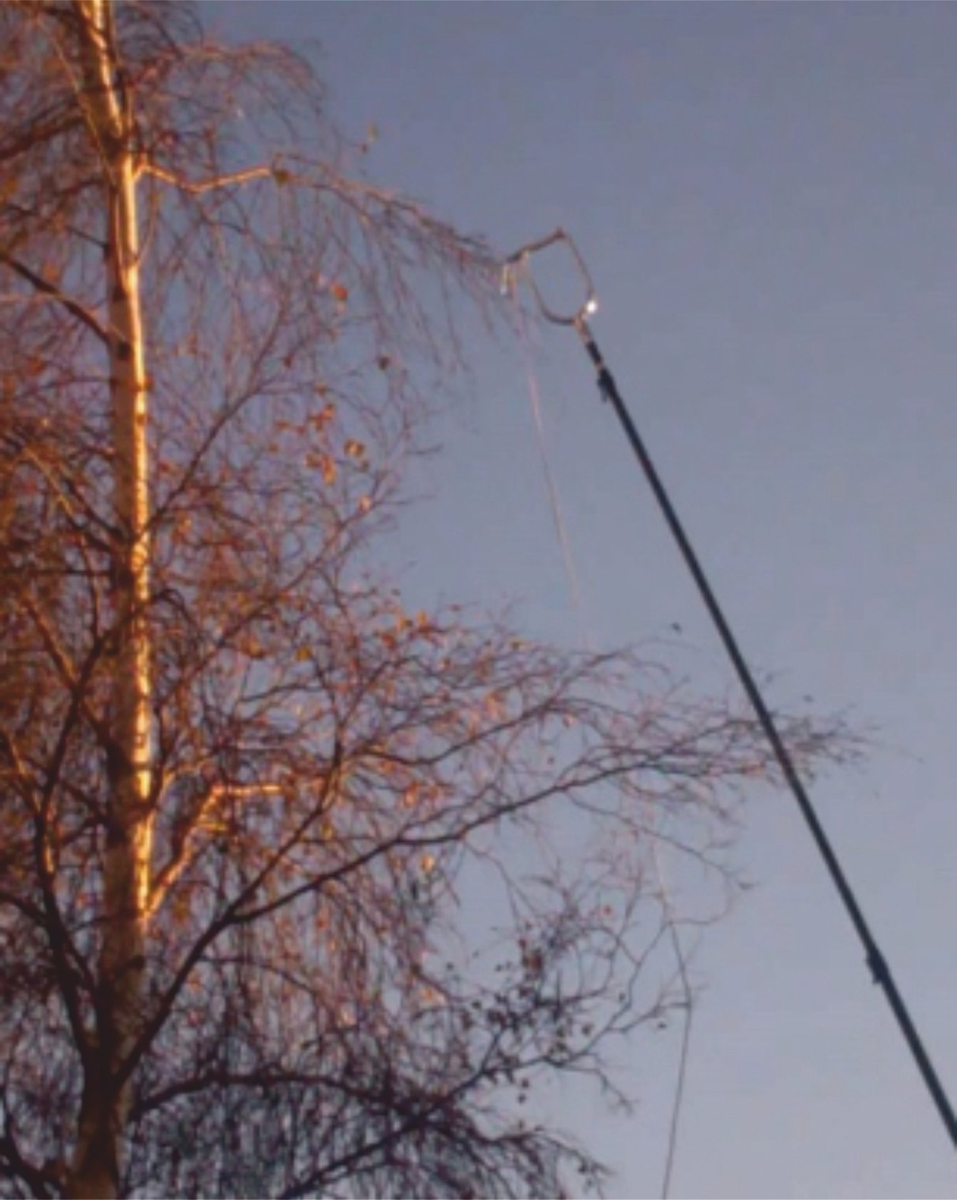 GANCHO ESPECIAL PARA LLEVAR CUERDA ARRIBA ALTURA ARBOL